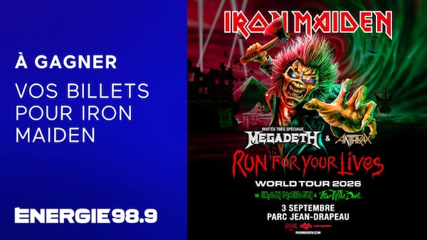 Voyez Iron Maiden à Montréal !