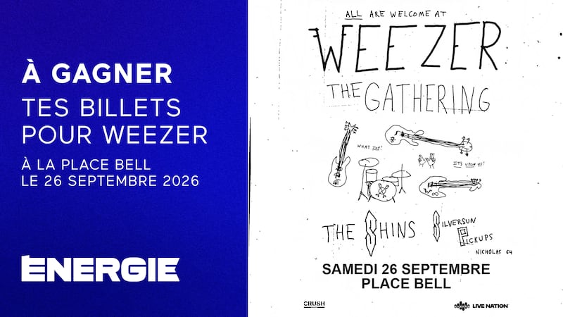 Tes billets pour Weezer à gagner !