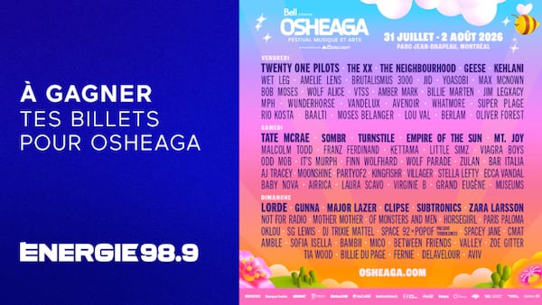 GAGNE TES BILLETS POUR OSHEAGA